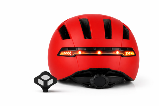 Casque -vélo- route- lumière- intégré