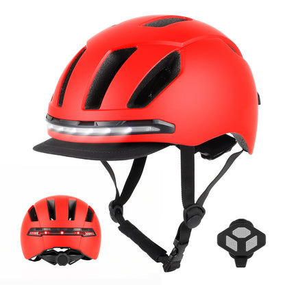 Casque- vélo- lumineux- avec -clignotants
