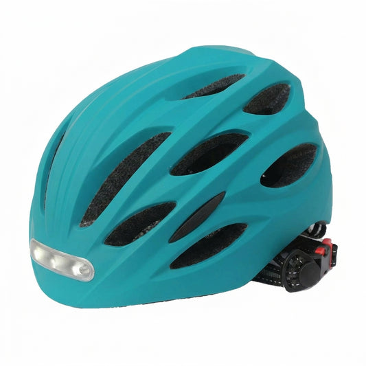 Casque- vélo -LED -bleu -urbain