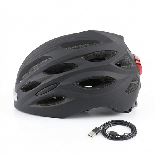 Casque- vélo- lumineux- avec -clignotants